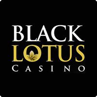 Black Lotus Casino logo with new bonus offers and promotions highlighted.