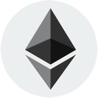 Ethereum cryptocurrency logo, representing digital currency and blockchain technology.