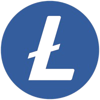 Litecoin cryptocurrency logo for online casino bonuses and crypto betting sites.