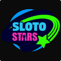 Slot Stars Casino promotional banner with vibrant colors and star graphics.