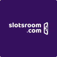 SlotsRoom.com logo with "New Bonuses" text on a purple background.