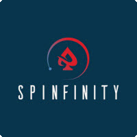 Spinfinity Casino logo with "New Bonuses" text for online gaming offers.